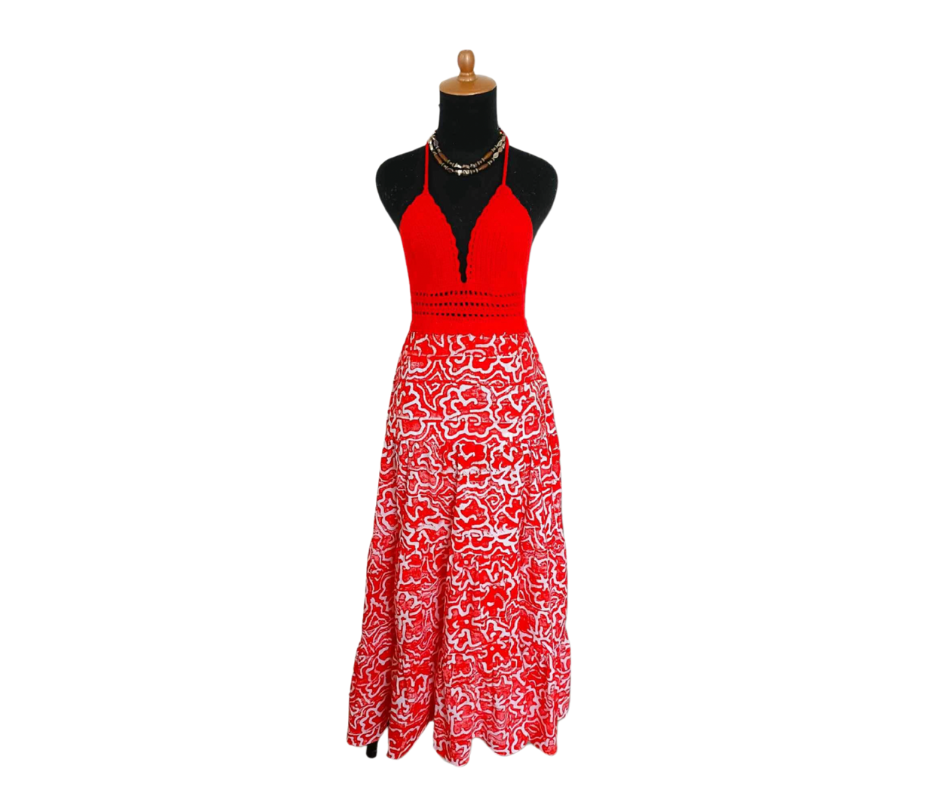 La Theresita Crochet Dress - Long