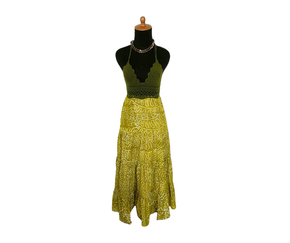 La Theresita Crochet Dress - Long