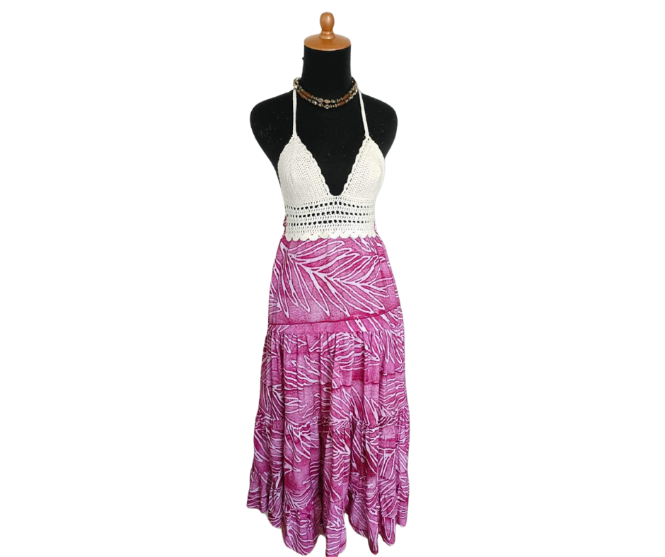 La Theresita Crochet Dress - Long
