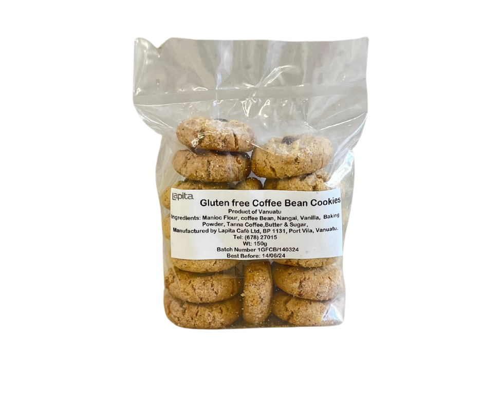 LPT C - GLUTEN FREE COFFEE BEAN COOKIES 150G